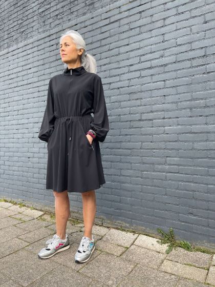 D'etoiles jurk Alenya zwart