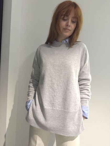 Sibin Linnebjerg Dames Trui Raquel Grey Melee