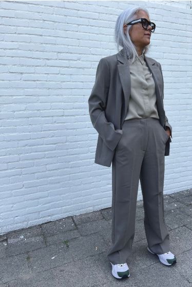 Samsoe Mina SS Shirt - Silver SA