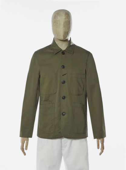 Universal Works Bakers Jacket Light Olive