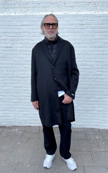 Palto unisex jas Cameron DB Zwart