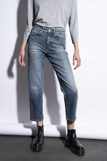 Drykhorn dames jeans Mom_2 blauw