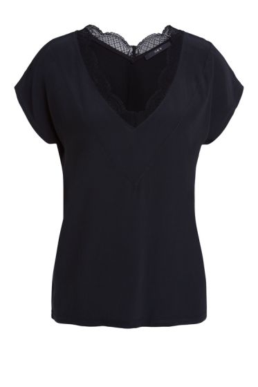 Set dames korte mouw shirt 69581 zwart