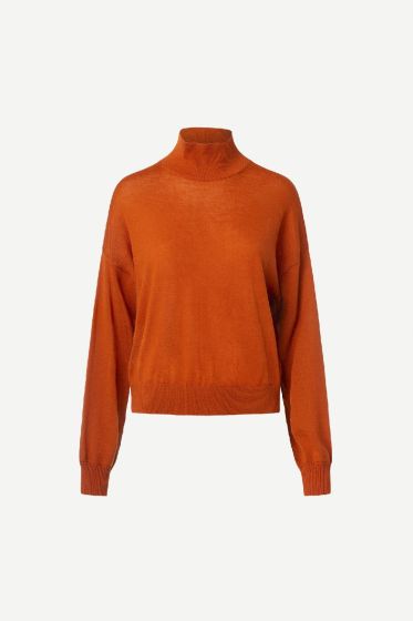 Samsoe Samsoe dames trui Kleo Potters Clay