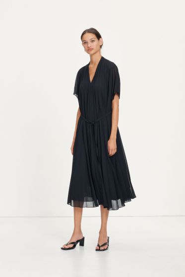 Samsoe Samsoe jurk Wala zwart