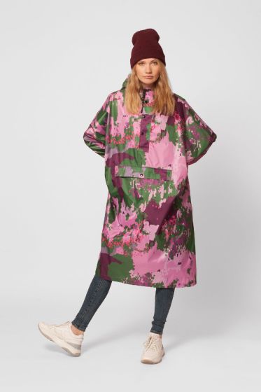 Rain Kiss Poncho Digi Spring Camo