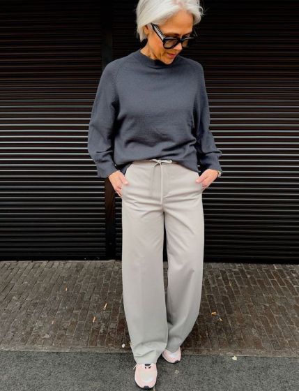 Drykorn Dames Broek Fae 6501 Lichtgrijs