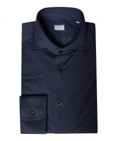 Xacus heren overhemd 558 active donkerblauw