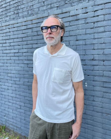 Universal Works Vacation polo Ecru