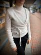 Second Female Brookline Knit Wrap T-neck Moonbeige