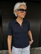 Avec Elan Polo Top Renee Navy