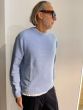 Samsoe heren trui Viktor crew neck Chambray Blue