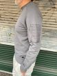 Wahts heren sweater Moore with pocket Mid Grey