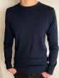 Cashmere Junkies heren trui Jagger navy