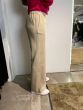 Diega dames broek 6811 beige krijtstreep