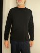 Denham heren sweater Corby Regular black