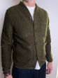 Universal Works heren vest Cardigan Olive