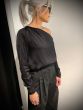 Second Female Galeries one shoulder blouse Black
