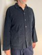 Universal Works heren Bakers Overshirt Blue