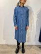 Denham dames Long Shirt Dress blauw