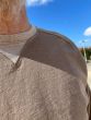 Universal Works heren sweater Mr K crew Sand merl