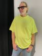 American Vintage Heren T-Shirt MFIZ02AE Jaune Fluo