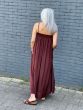 Second Female Minga maxi dress Rum Raisin