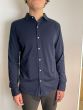 Wahts tricot heren blouse Barton donker blauw