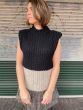 Second Female dames trui Ivy Knit Vest Black