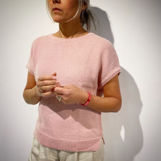 Sibin Linnebjerg dames trui Aspen roze