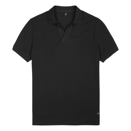 Wahts heren polo Rice Pure Black