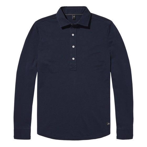 Wahts heren polo Stone navy