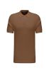 Drykorn heren polo Triton roestbruin