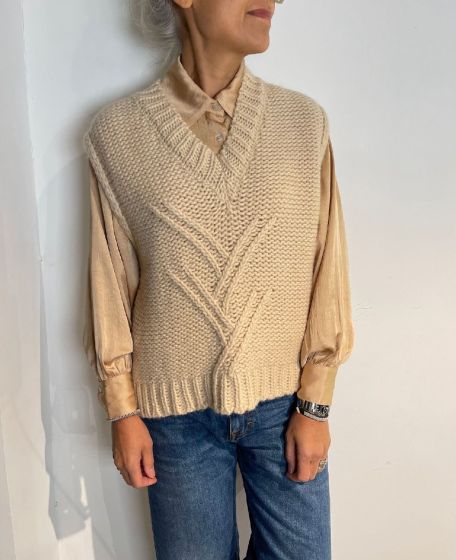 Diega dames spencer 7083 beige