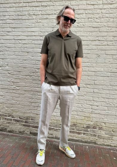 Briglia 1949 Heren Broek Isolas Lichtgrijs 00040