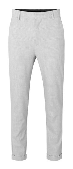 Plain heren broek Ask quet grey