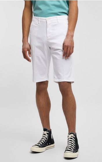 Drykorn heren korte broek Krink wit