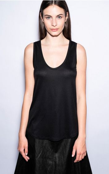 Drykorn dames top Saimi zwart