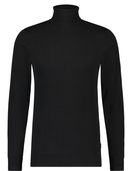 Saint Steve heren turtle neck trui Coen zwart