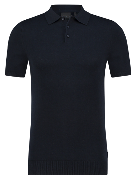 Saint Steve heren polo Chris Dark Navy