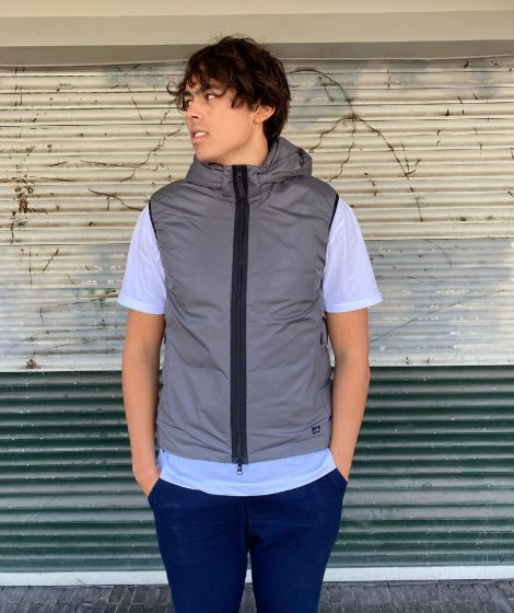 Wahts heren bodywarmer Hedley grijs