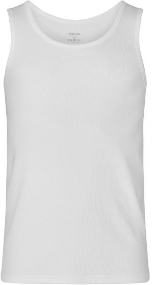 Resteröds heren bamboo tank top white
