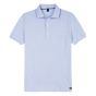 Wahts heren polo Davis Light Blue Melange