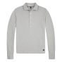 Wahts heren polo Stone Light Grey Melange