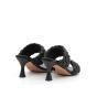 Toral gevlochten leren sandalen zwart TL-12622