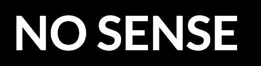 No Sense 